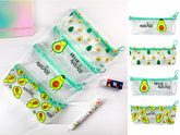 ESTUCHE PORTATODO TRANSPARENTE HELLO AGUACATE MOD SURTIDOS | ITOTAL